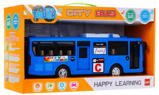 Школьный автобус со звуковыми эффектами, синий цена и информация | Игрушки для мальчиков | 220.lv