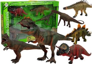 Набор фигурок динозавров Tyrannosaurus, 6шт. цена и информация | Игрушки для мальчиков | 220.lv