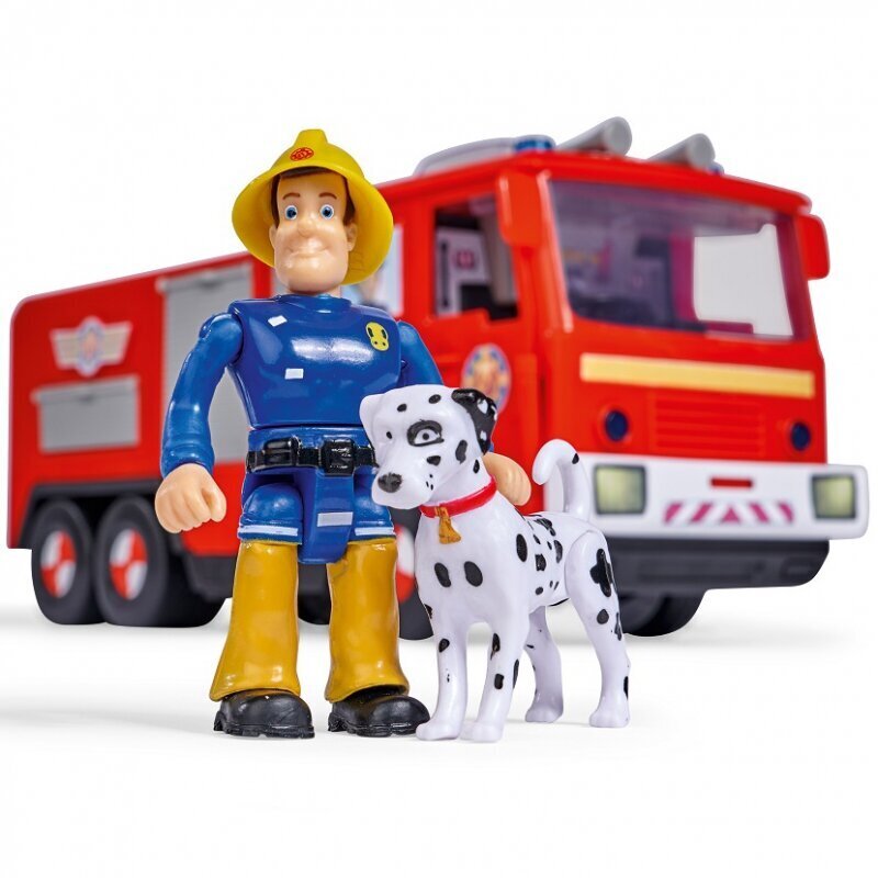 Fireman Sam Ugunsdzēsējs Sems Jupitera ugunsdzēsēju mašīna ar 2 figūriņām цена и информация | Rotaļlietas zēniem | 220.lv