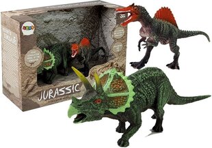 Dinozauru figūru komplekts Spinosaurus un Triceratops cena un informācija | Rotaļlietas zēniem | 220.lv