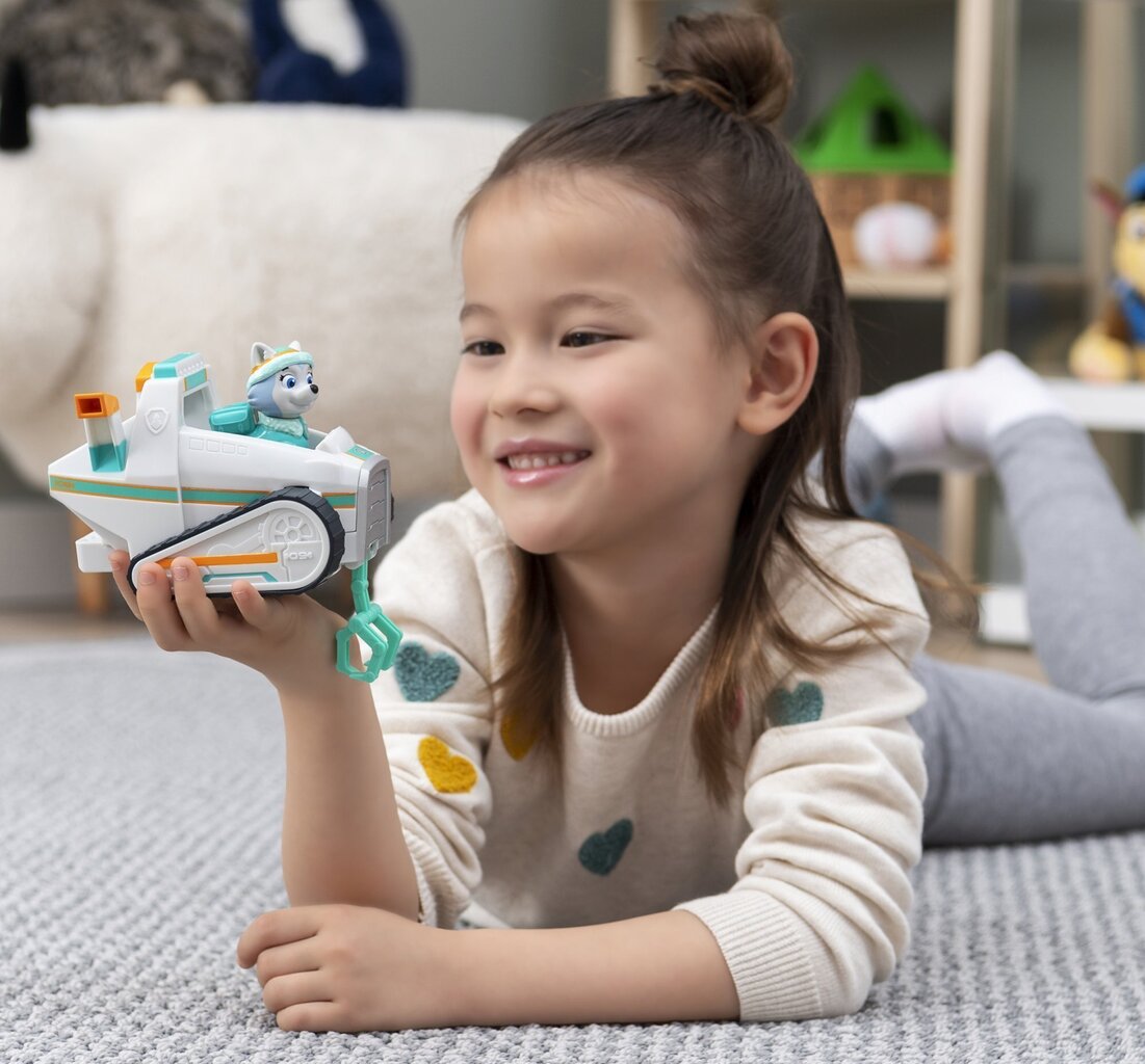 Spin Master Paw Patrol Everest figūriņa un transportlīdzeklis sniega motocikls ar arklu цена и информация | Rotaļlietas zēniem | 220.lv