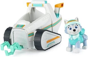 Spin Master Paw Patrol Everest figūriņa un transportlīdzeklis sniega motocikls ar arklu цена и информация | Конструктор автомобилей игрушки для мальчиков | 220.lv