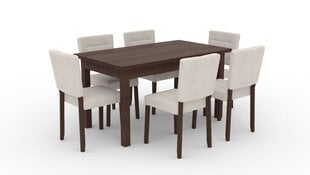 Комплект кухонной мебели ADRK Furniture 80 Rodos, серый/коричневый цена и информация | Комплекты мебели для столовой | 220.lv