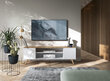 TV galdiņš ADRK Furniture Petra, balts цена и информация | TV galdiņi | 220.lv