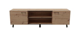 ТВ-столик ADRK Furniture Lofton Artisan, коричневый цена и информация | Тумбы под телевизор | 220.lv