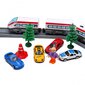 Vilciena sliežu ceļš ar tuneli un transportlīdzekļiem - 80 detaļas par Woopie cena un informācija | Rotaļlietas zēniem | 220.lv
