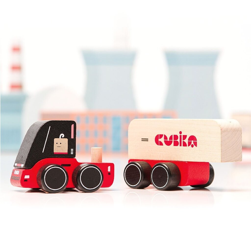 Koka automašīnas Kravas automašīnu Cubika_1 cena un informācija | Rotaļlietas zēniem | 220.lv