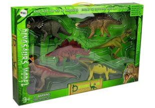 Dinozauru stegozauru komplekts, 6 gab. cena un informācija | Rotaļlietas zēniem | 220.lv