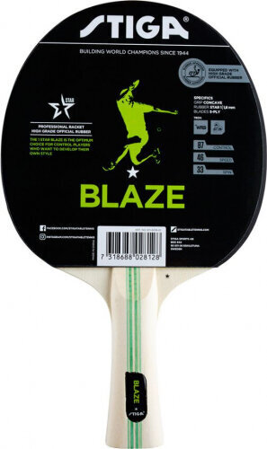 Stiga Blaze galda tenisa rakete cena un informācija | Galda tenisa raketes, somas un komplekti | 220.lv