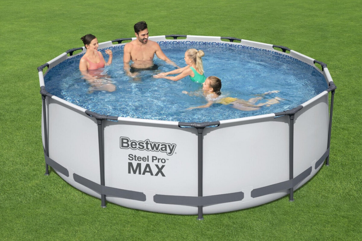 Bestway baseins Steel Pro Max 366 x 100 cm cena un informācija | Baseini | 220.lv
