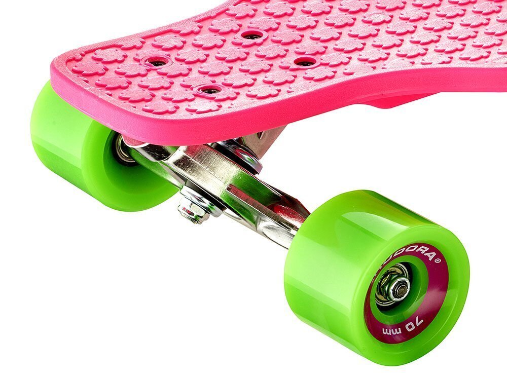 Rozā skrituļdēlis "LONGBOARD", Hudora цена и информация | Skrituļdēļi | 220.lv