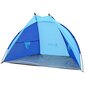 Pludmales telts 200x100x105 cm, zila cena un informācija | Teltis | 220.lv