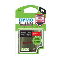 DYMO D1 Durable Tape 12mm x 3m   black on red (1978366) - цена и информация | Аксессуары для принтера | 220.lv