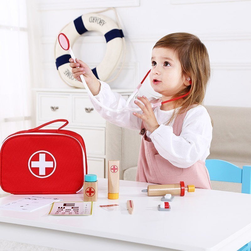 Koka ārsta komplekts koferī cena un informācija | Rotaļlietas meitenēm | 220.lv