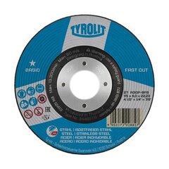 Режущий диск Tyrolit, Ø125 x 6 x 22.23 мм цена и информация | Механические инструменты | 220.lv