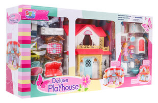 Интерактивный, складной кукольный домик с фигурками цена и информация | Игрушки для девочек | 220.lv