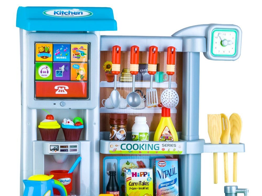 Interaktīvā virtuve bērniem, zila cena un informācija | Rotaļlietas meitenēm | 220.lv