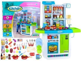 Интерактивные детская кухня, синяя цена и информация | Игрушки для девочек | 220.lv
