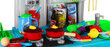 Interaktīvā virtuve bērniem, 98x74x35, zila cena un informācija | Rotaļlietas meitenēm | 220.lv