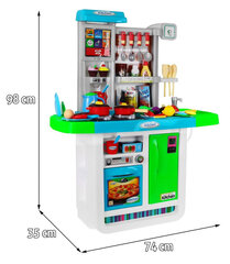 Интерактивная кухня для детей, 98x74x35, синяя цена и информация | Игрушки для девочек | 220.lv