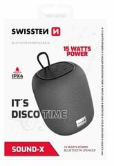 Swissten SOUND-X Bluetooth Portatīvs Bezvadu Skaļrunis USB / Micro SD / 15W / AUX цена и информация | Аудиоколонки | 220.lv