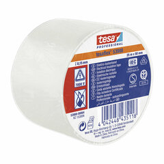 Изолента TESA tesaflex 53988, белый PVC (25 м x 50 мм) цена и информация | Механические инструменты | 220.lv