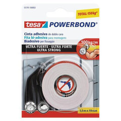 Līmlente TESA Powerbond Ultra Strong (19 mm x 1,5 m) cena un informācija | Rokas instrumenti | 220.lv