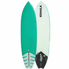 Доска для серфинга с эпоксидной смолой Surf 6 футов 6 дюймов, зеленая цена и информация | SUP доски, водные лыжи, водные аттракционы | 220.lv