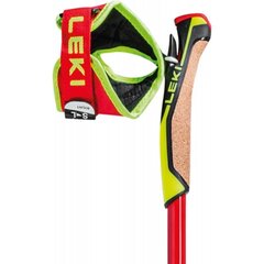 Палки для беговых лыж Leki PRC 750, красные цена и информация | Лыжные палки | 220.lv