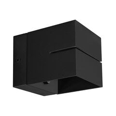 ELTON g9 melns dekoratīvais stiprinājums STRÜHM 80x80x105mm cena un informācija | Griestu lampas | 220.lv