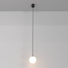 Maytoni tehniskā piekaramā lampa Luna P039PL-5W3K-10-B Melnā un baltā krāsā cena un informācija | Lustras | 220.lv