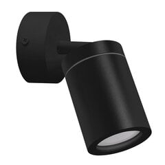 Черный настенно-потолочный светильник STRÜHM, 160x70x70 мм цена и информация | Потолочные светильники | 220.lv