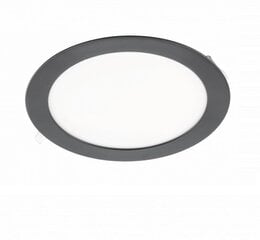 LED lampa GTV ORIS PLUS Ø168mm, 3000K, 1020lm, LD-ORW13W-CBP-10, melna cena un informācija | Iebūvējamās lampas, LED paneļi | 220.lv