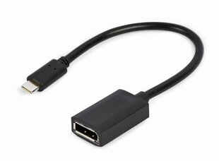 USB CDisplayPort GEMBIRD A-CM-DPF-02 цена и информация | Адаптеры и USB разветвители | 220.lv