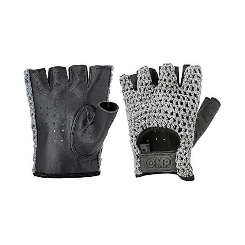 Men's Driving Gloves OMP (L Izmērs) Melns цена и информация | Moto cimdi, aizsargi | 220.lv