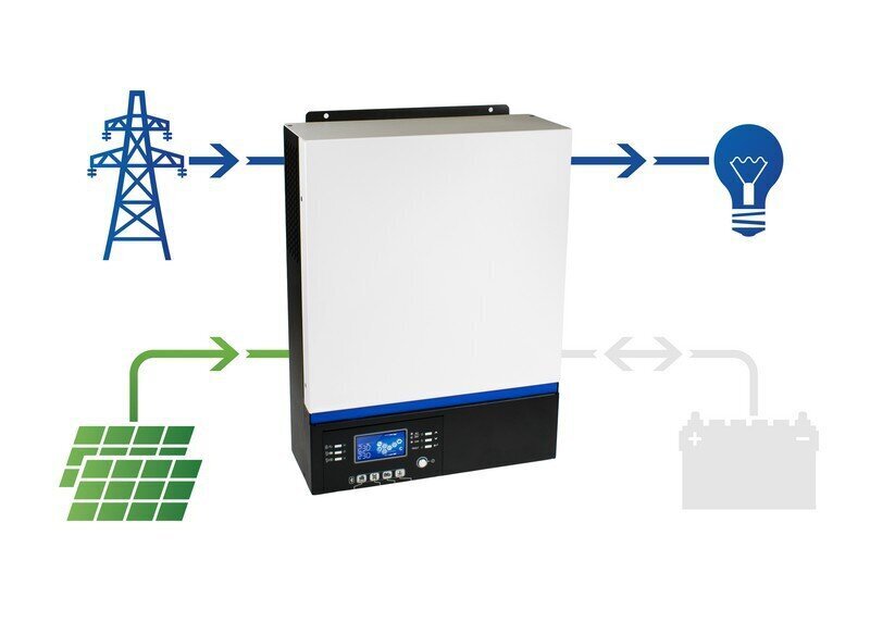 Off-grid hibrīda saules invertors AZO Digital ESB 10kW-48 цена и информация | Sprieguma pārveidotāji | 220.lv