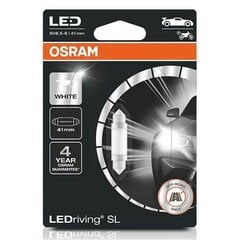 Автомобильная лампа Osram OS6413DWP-01B C5W 6000K 0,6 W цена и информация | Автомобильные лампочки | 220.lv