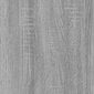 vidaXL kumode, pelēka ozolkoka, 91x29,5x65 cm, inženierijas koks cena un informācija | Skapīši viesistabai | 220.lv