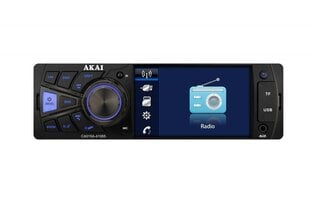 Akai CA015A-4108S auto multivides uztvērējs Melns 100 W Bluetooth цена и информация | Автомагнитолы, мультимедиа | 220.lv