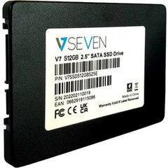 Cietais disks V7 V7SSD512GBS25E 512 GB цена и информация | Жёсткие диски | 220.lv