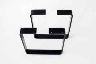 Metāla galda kājas Metal Tale, 35x40 cm, melnas цена и информация | Ножки для мебели | 220.lv
