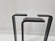 Metāla galda kājas Metal Tale, 35x40 cm, melnas цена и информация | Mēbeļu kājas | 220.lv