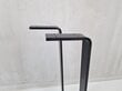 Metāla galda kājas Metal Tale, 58x70 cm, melnas cena un informācija | Mēbeļu kājas | 220.lv