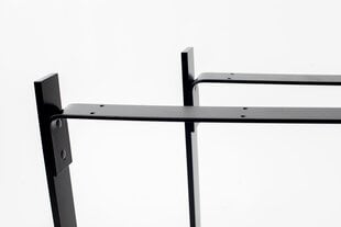 Metāla galda kājas Metal Tale, 51x45 cm, melns цена и информация | Ножки для мебели | 220.lv