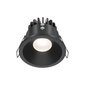 Lampa Maytoni TZoom DL034-01-06W3K-D-B Melns cena un informācija | Iebūvējamās lampas, LED paneļi | 220.lv