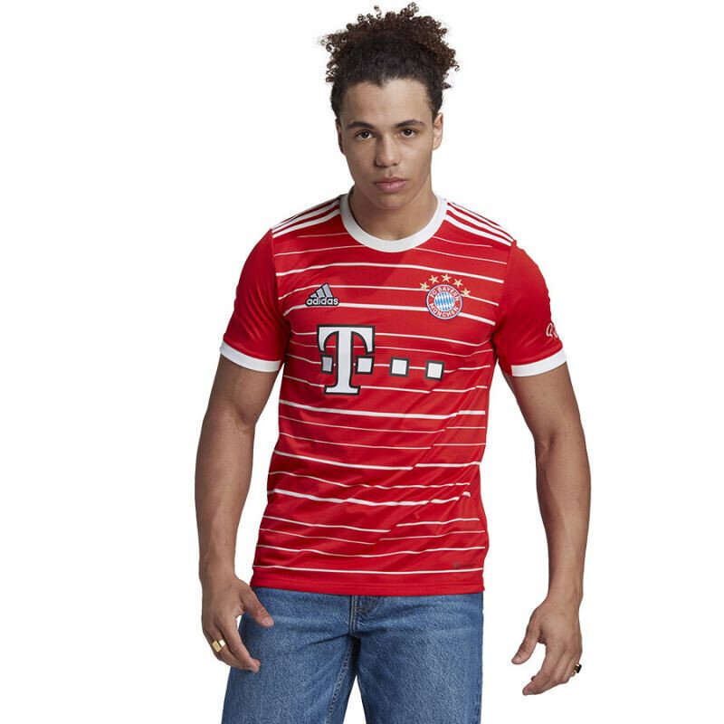 Vīriešu Īsroku Futbola Krekls Adidas FC Bayern 22/23 Home cena un informācija | Sporta apģērbs vīriešiem | 220.lv