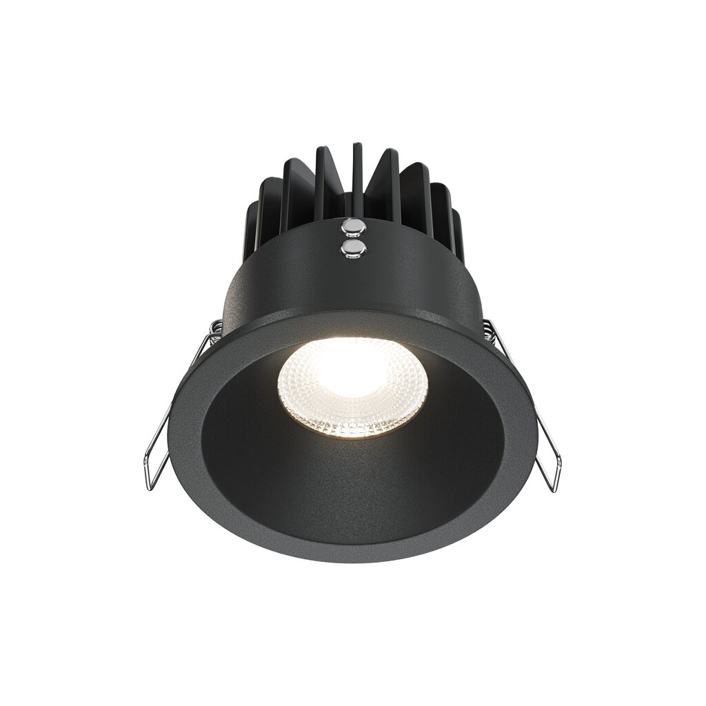 Lampa Maytoni TZoom DL034-L12W4K-B melns cena un informācija | Iebūvējamās lampas, LED paneļi | 220.lv