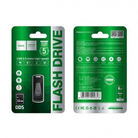HOCO pendrive WISDOM High-Speed UD5 32GB USB3.0 цена и информация | USB Atmiņas kartes | 220.lv