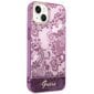 Guess GUHCP14SHGPLHF iPhone 14 6,1" fuksja|fuschia hardcase Porcelain Collection cena un informācija | Telefonu vāciņi, maciņi | 220.lv