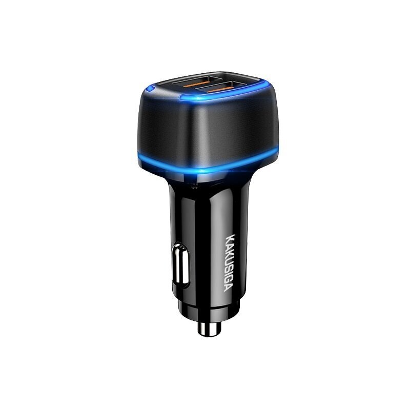 KAKU Car Charger KSC-504 Tuoqi - 2xUSB - 2,8A black цена и информация | Lādētāji un adapteri | 220.lv